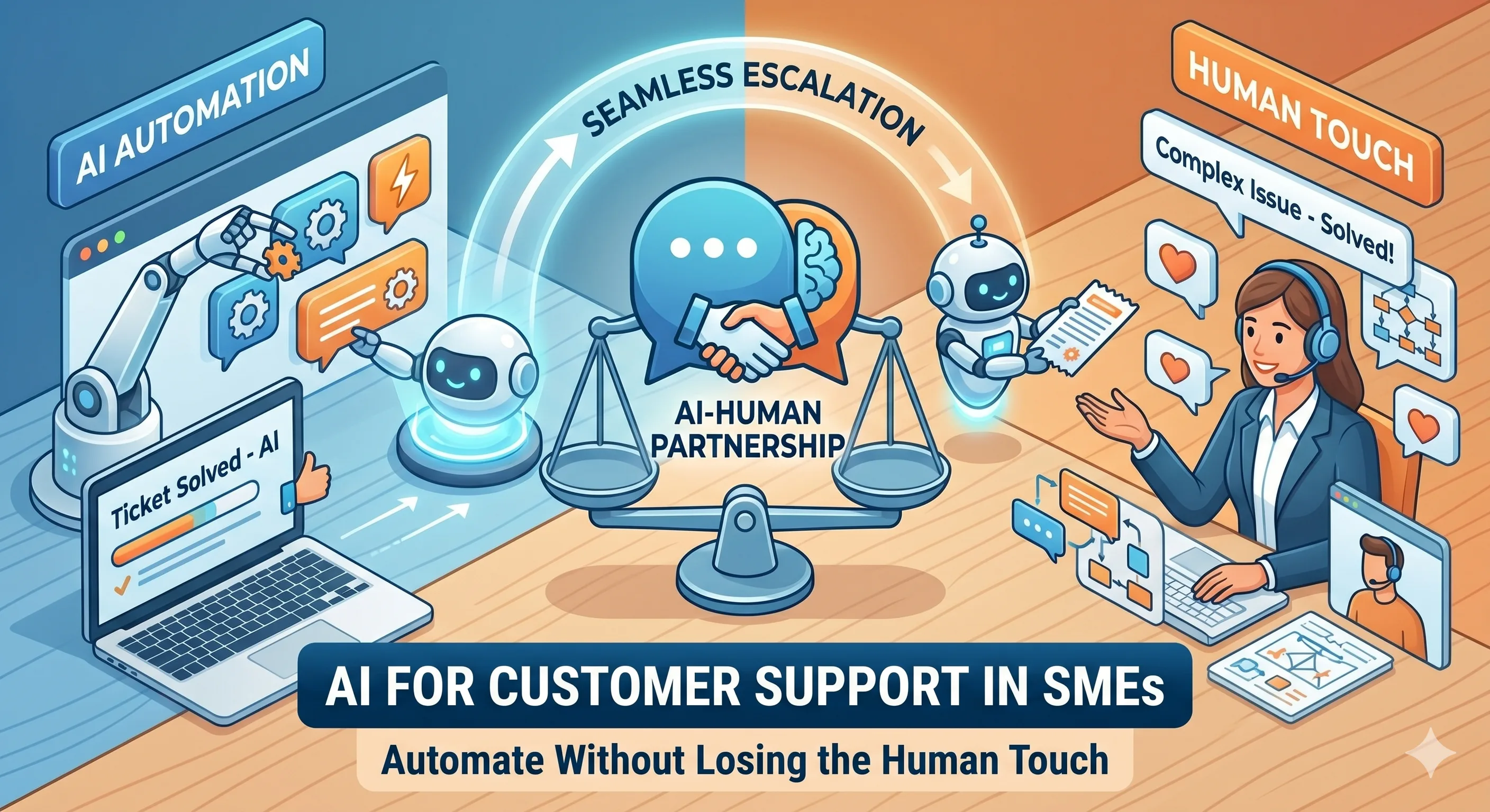 AI for Customer Support in SMEs: Automate Without Losing the Human Tou