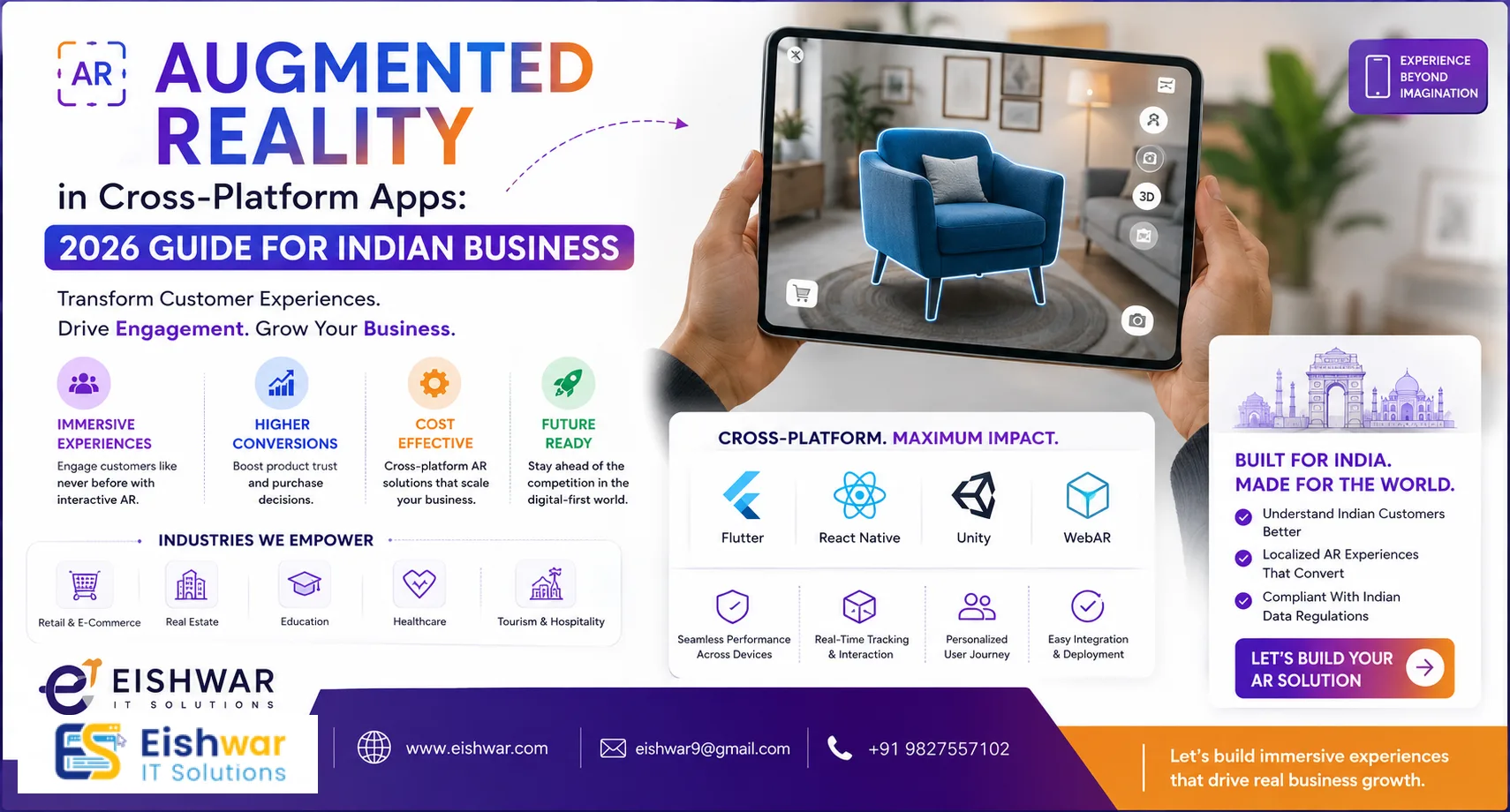 Augmented Reality in Cross-Platform Apps: 2026 Guide for Indian Busine