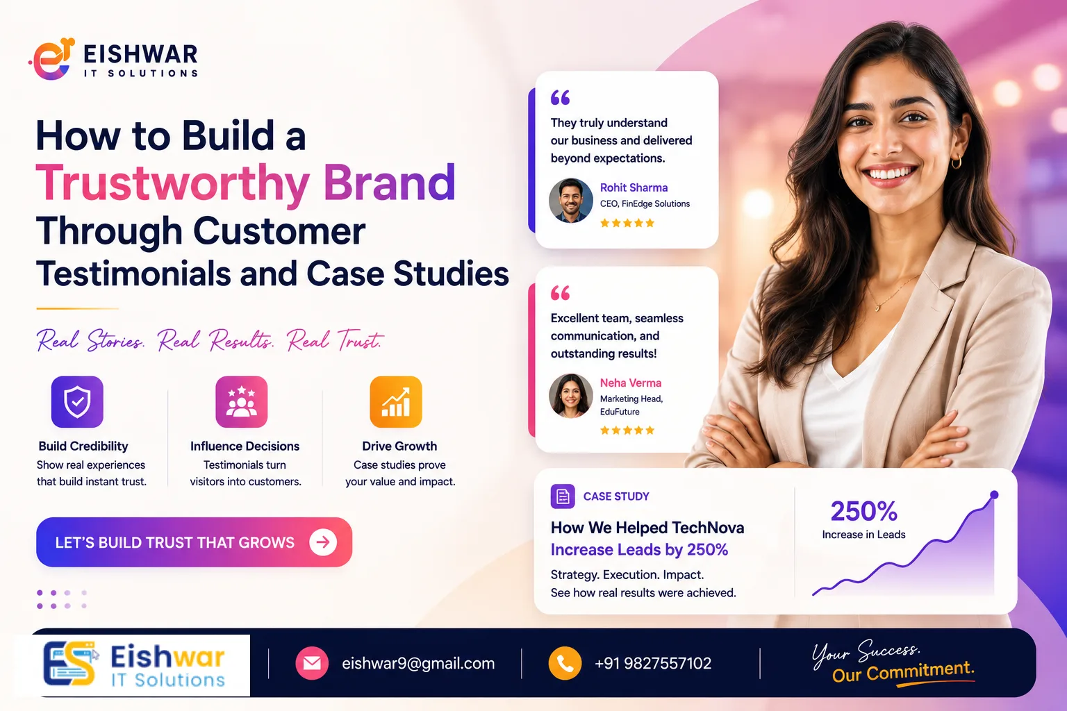 How to Build a Trustworthy Brand Through Customer Testimonials and Cas