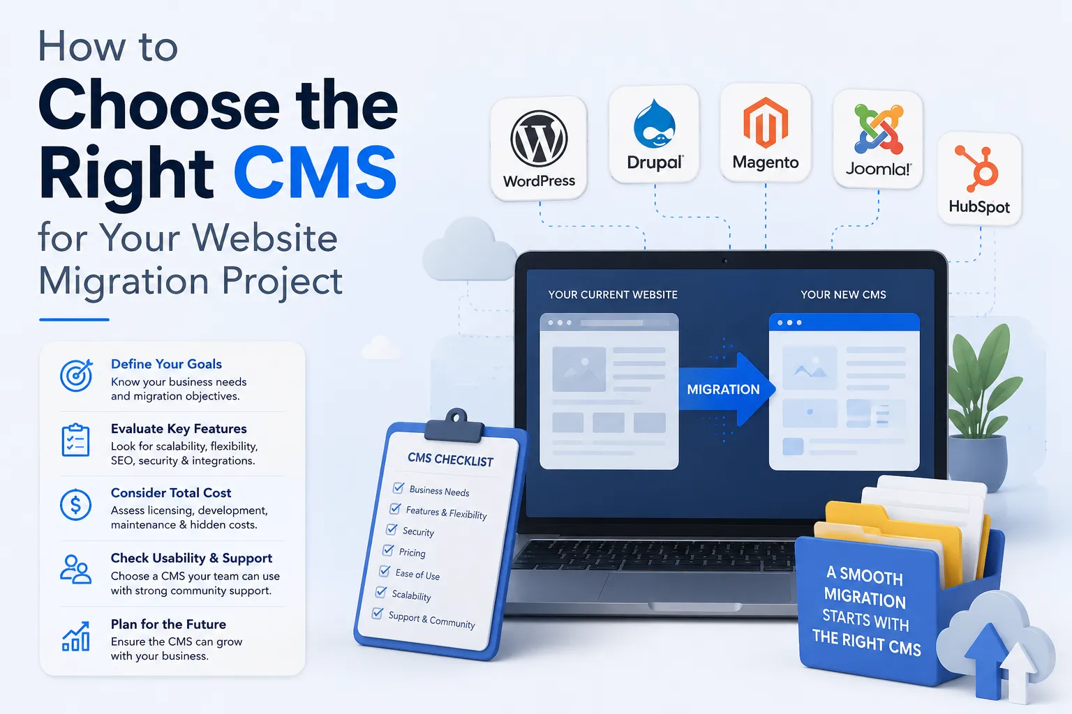 How to Choose the Right CMS for Your Website Migration Project