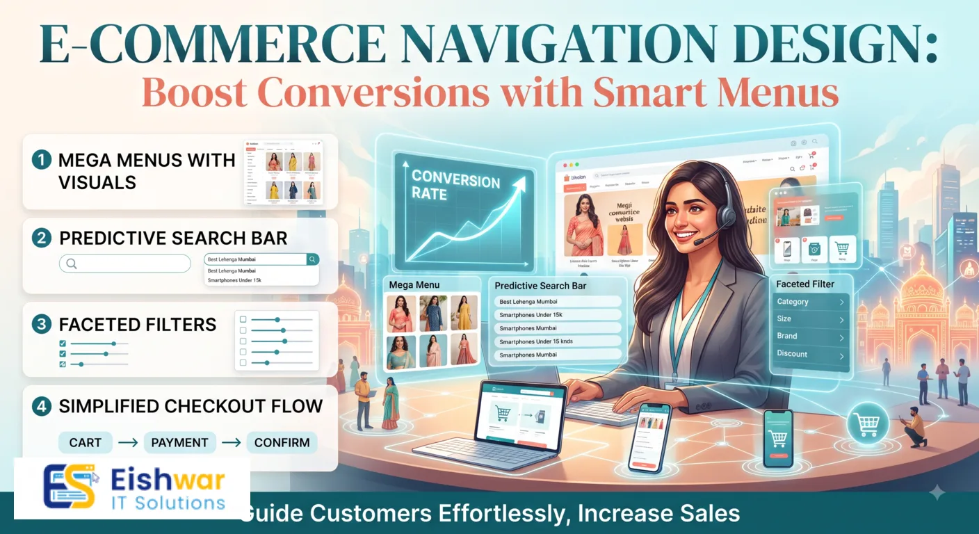 E-commerce Navigation Design: Boost Conversions with Smart Menus