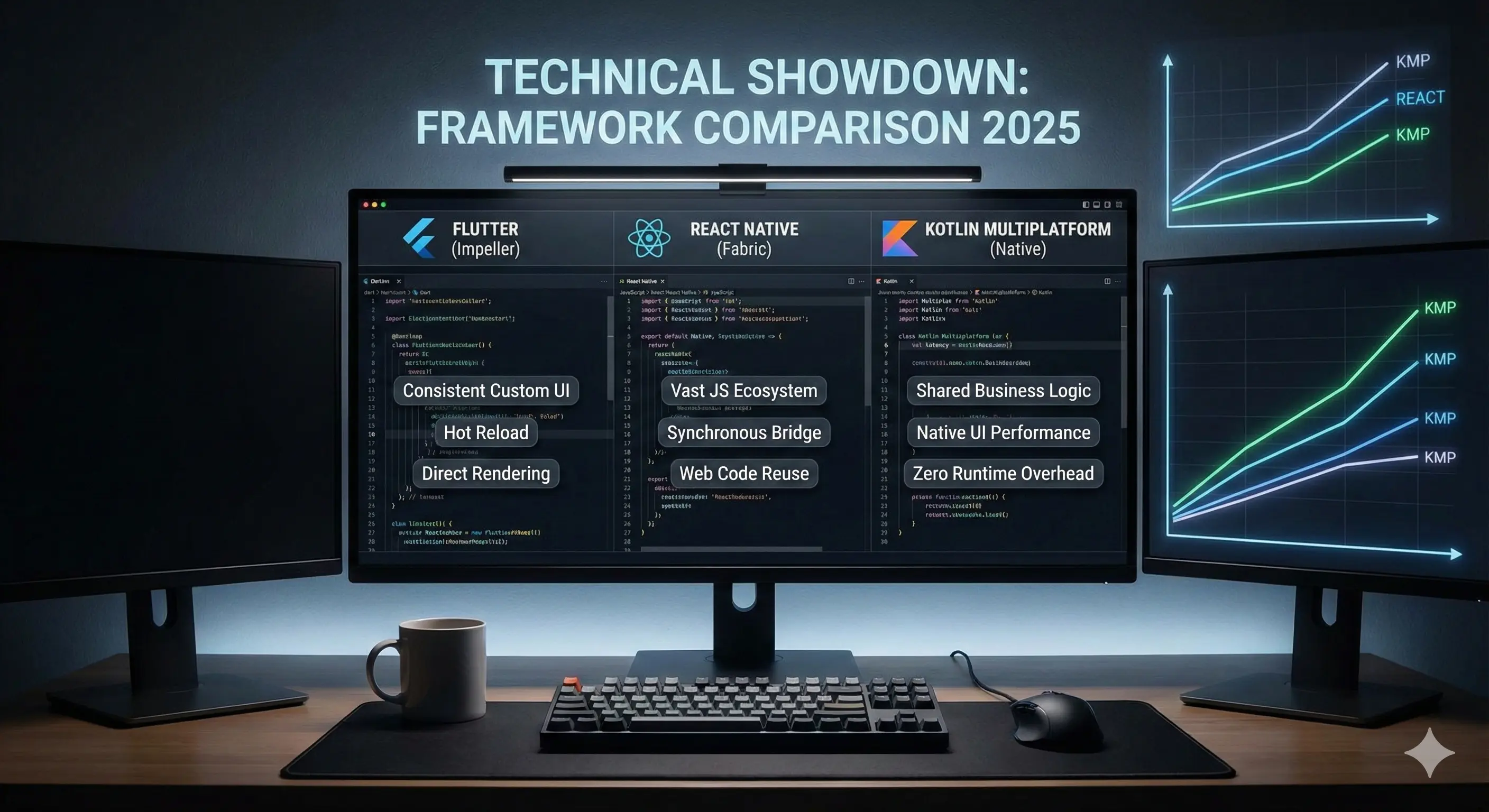 Flutter vs. React Native vs. Kotlin Multiplatform: The 2025 Technical Showdown