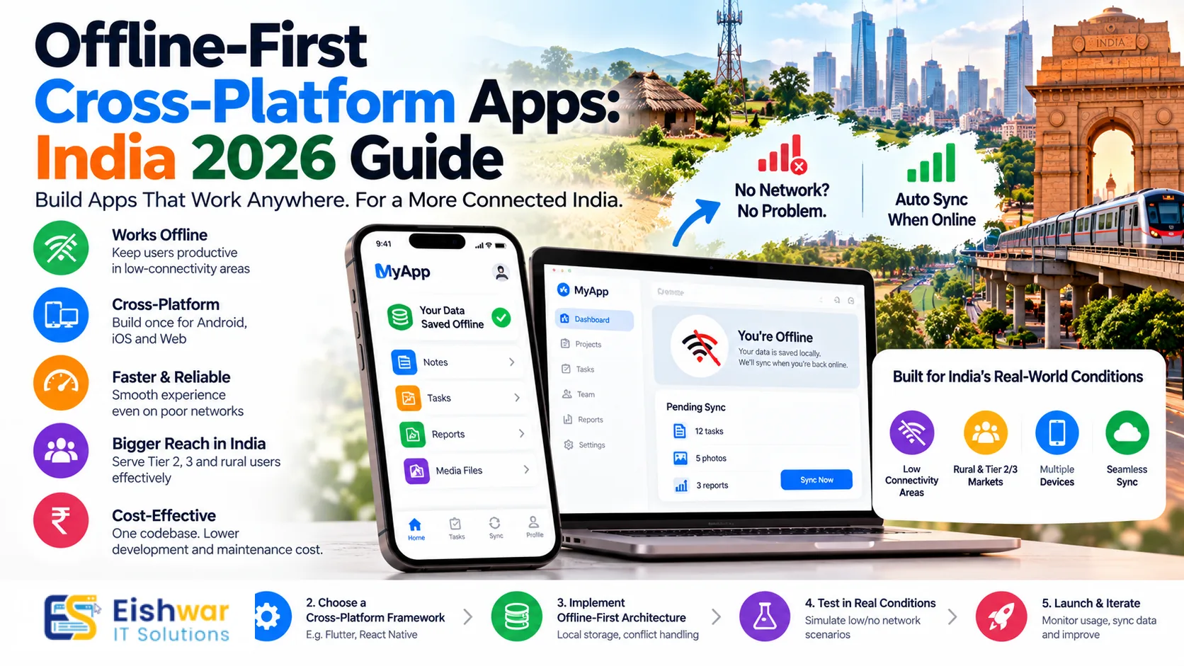 Offline-First Cross-Platform Apps: India 2026 Guide