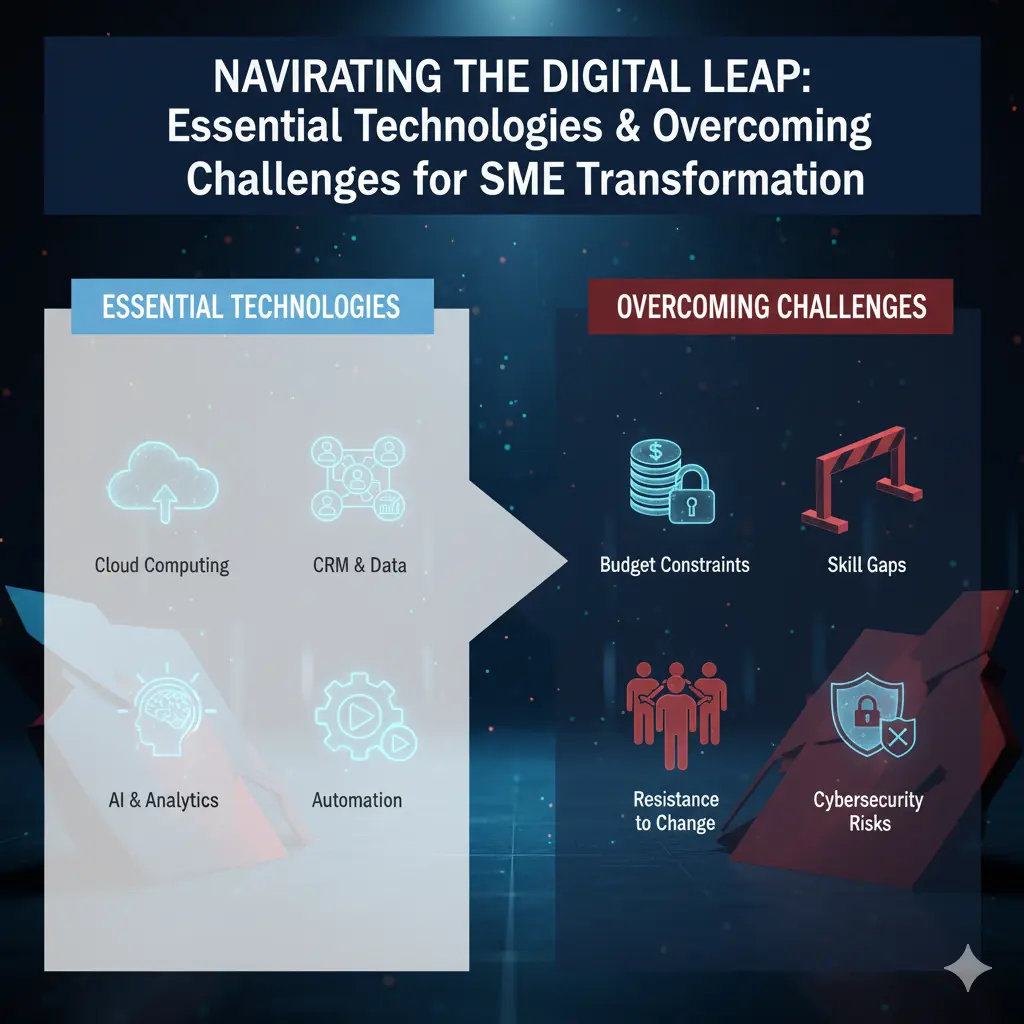 Navigating the Digital Leap: Essential Technologies & Overcoming Challenges for SME Transformation