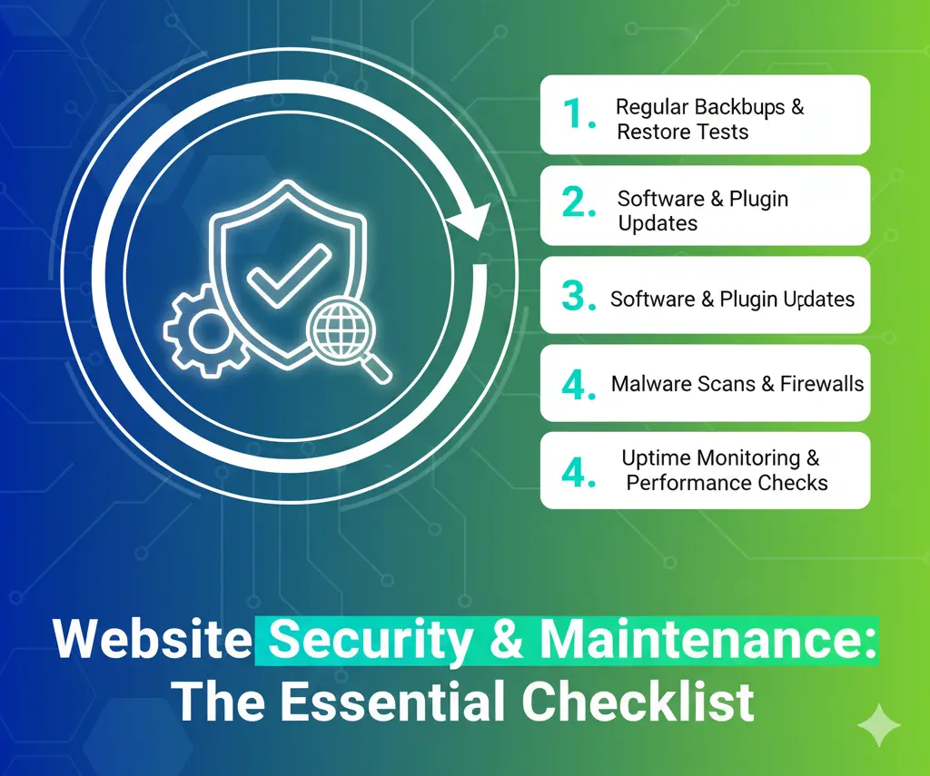 Website Security & Maintenance: The Essential Checklist
